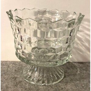 Cubist Style Footed Fostoria Candy Dish  5.5" Tall  # 2029